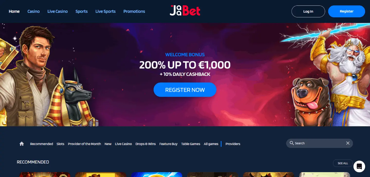 JaaBet Casino – Complete online casino ervaring image 1