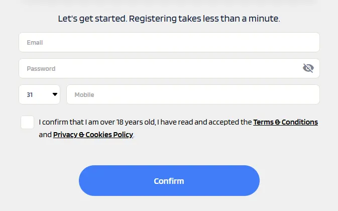Hoe registreer ik een nieuw JaaBet Casino-account?