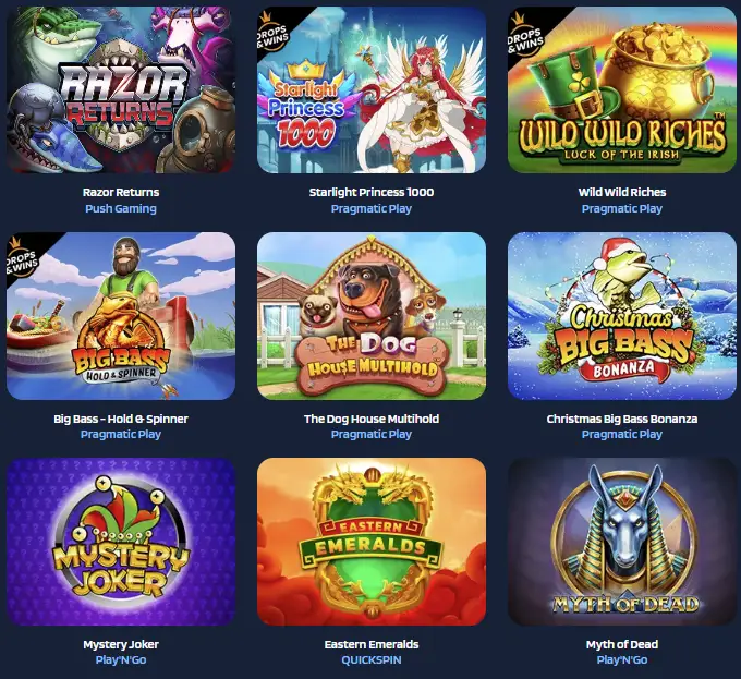 Spellen beschikbaar bij JaaBet Casino